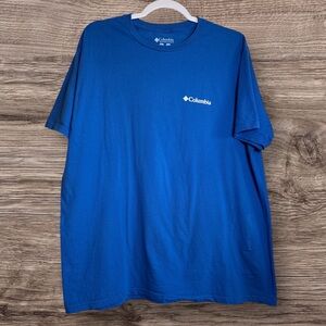 Columbia Men's Vibrant Blue Short Sleeve Tee XL